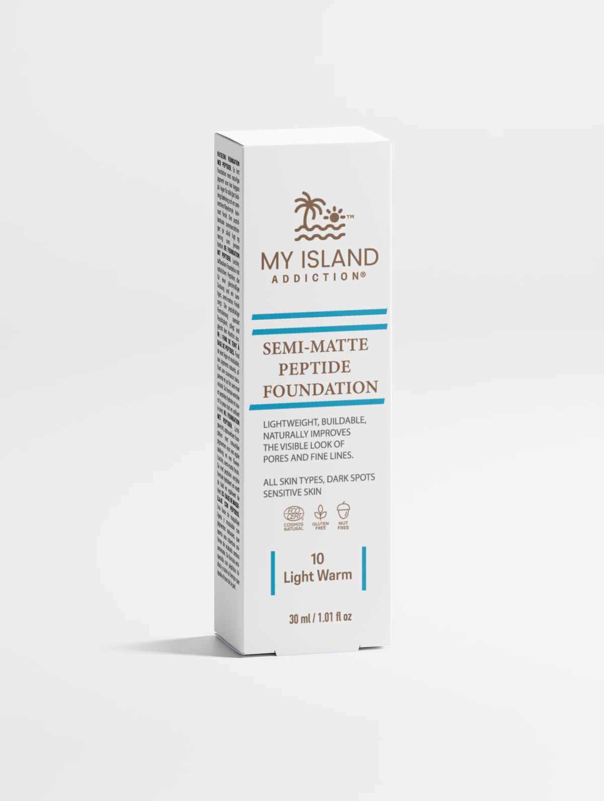 Foundation with Peptides, 10 Light Warm