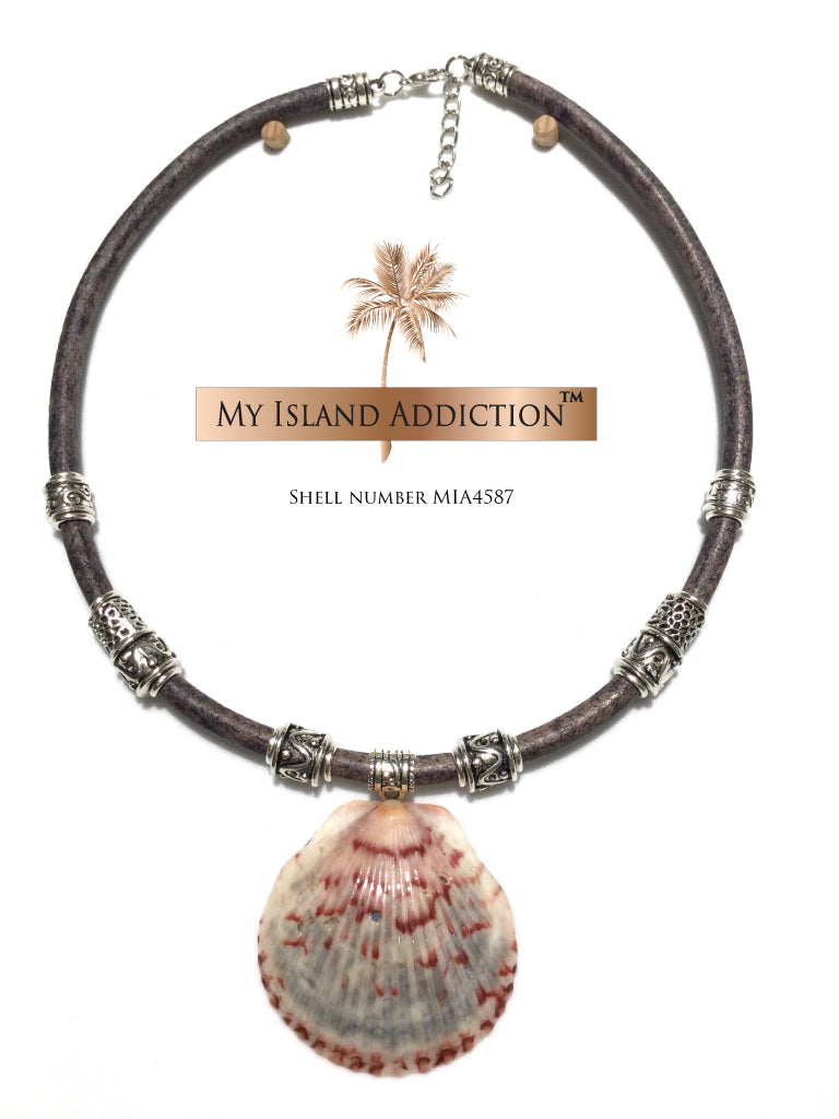 Artisan shell jewelry Inner Peace' Coastal Choker Necklace MIA4587