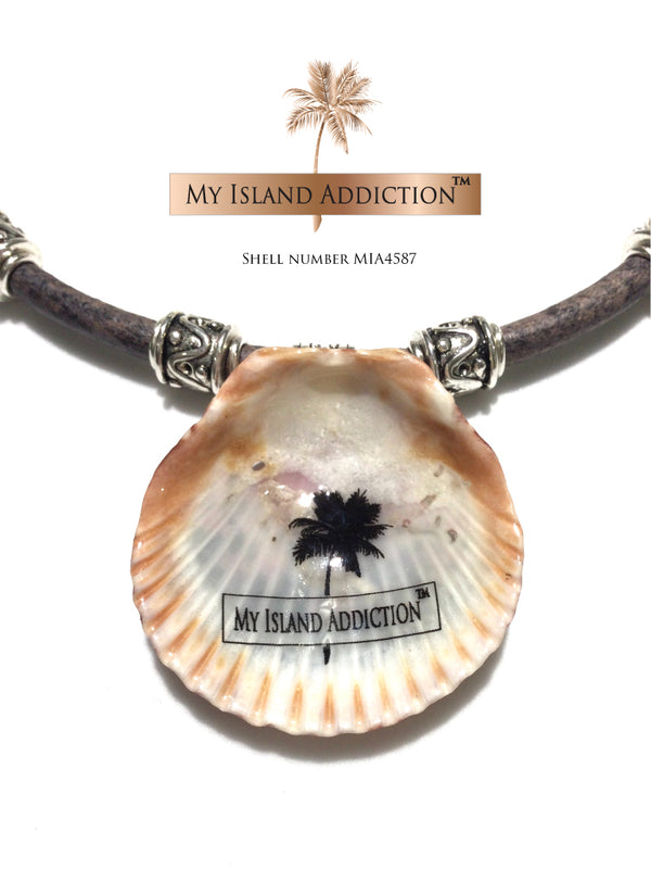 Artisan shell jewelry Inner Peace' Coastal Choker Necklace MIA4587
