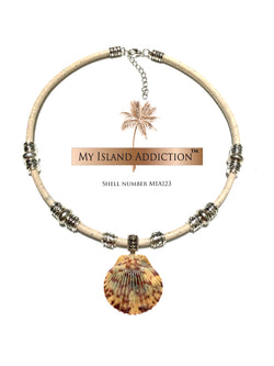 Boho Style Sanibel Island Shell Choker Necklace MIA123