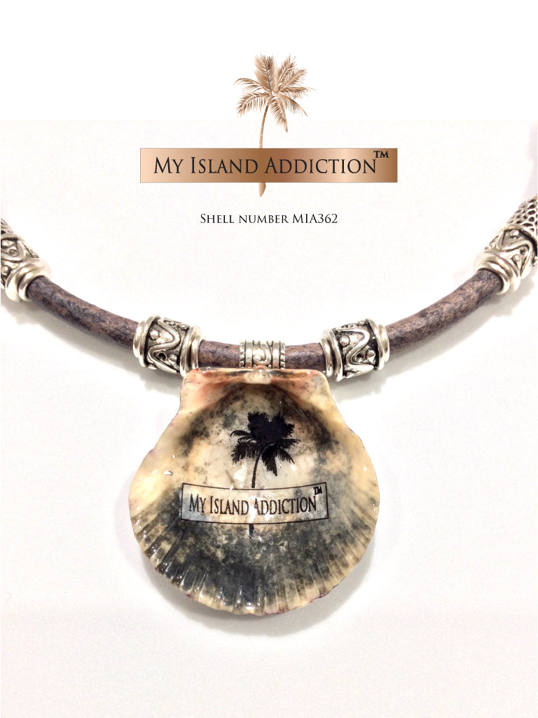 Sanibel Island Thunder Rose Shell Choker Necklace MIA3621